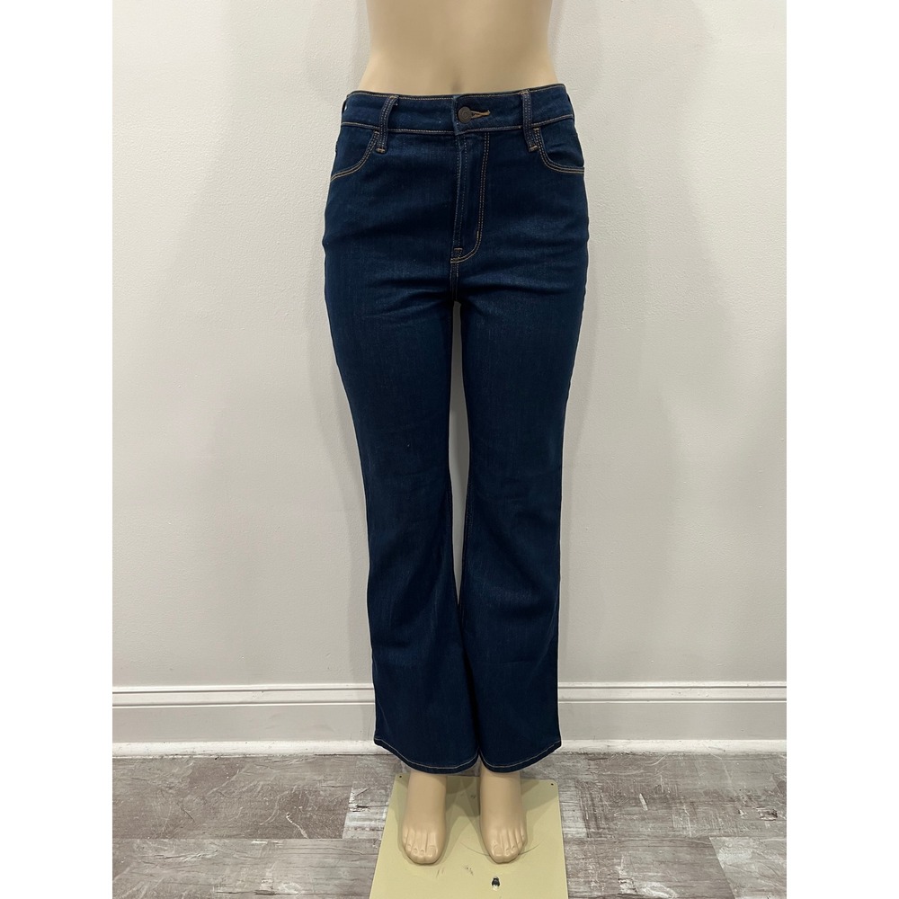 Old Navy Jeans Womens Size 8 Dark Wash High Rise Wow Flare Denim Stretch NEW